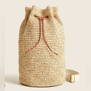 NWT J. Crew woven sling bag